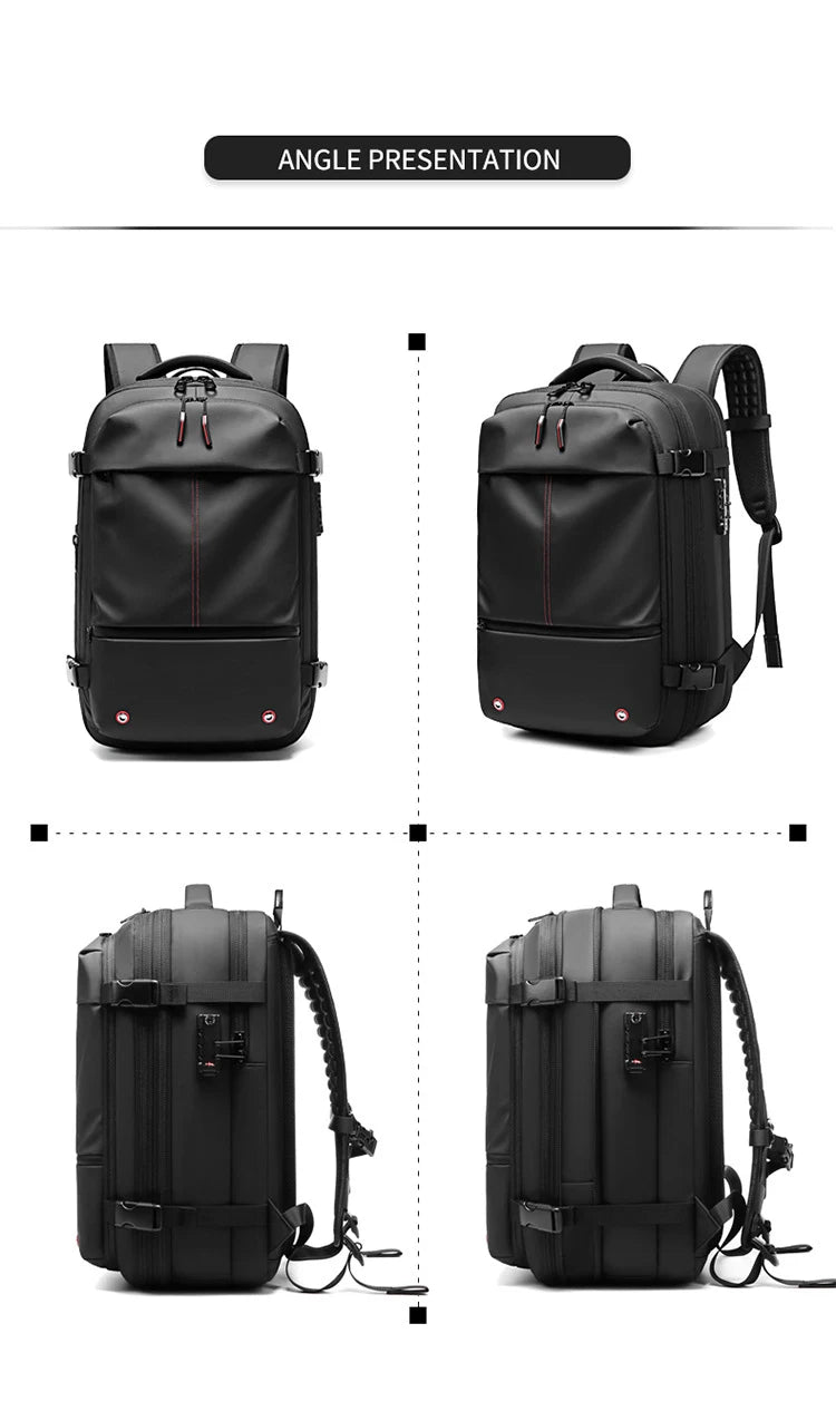 VacuGuardPack 50 | Advanced Vacuum Compression & Security Backpack