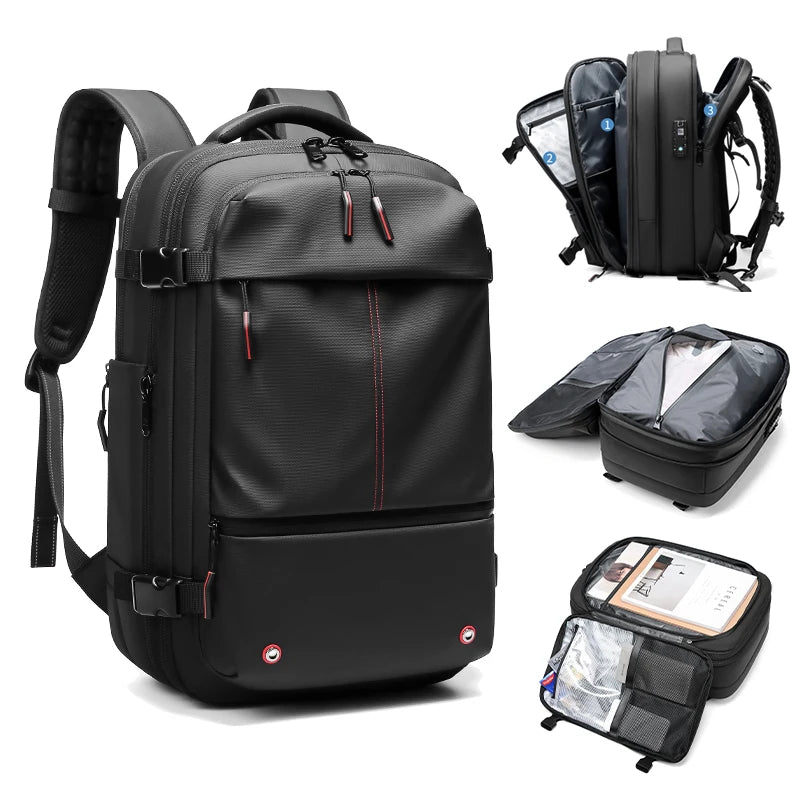 VacuGuardPack 50 | Advanced Vacuum Compression & Security Backpack