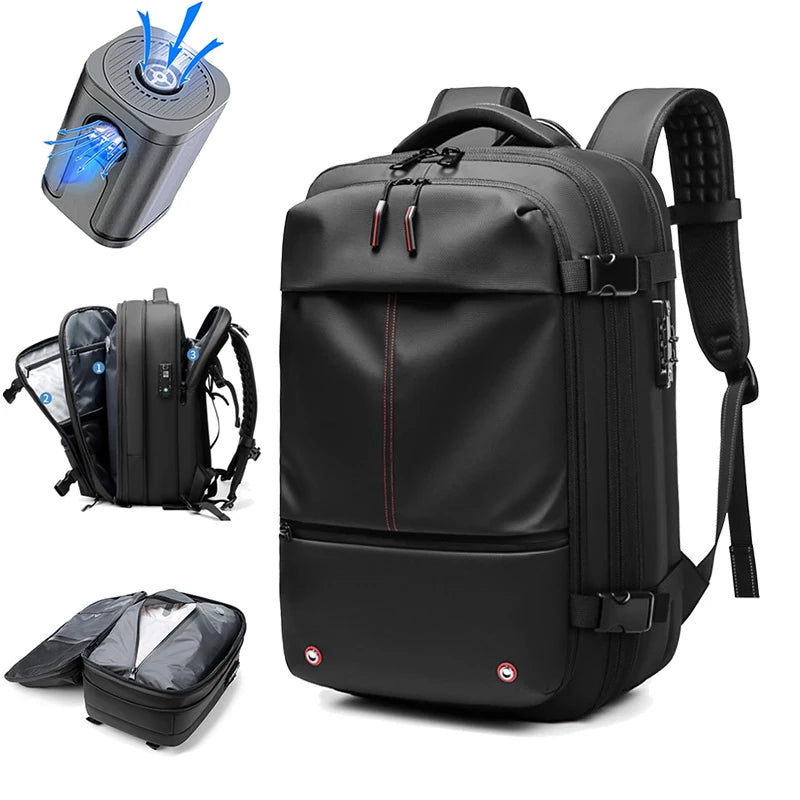 VacuGuardPack 50 | Advanced Vacuum Compression & Security Backpack