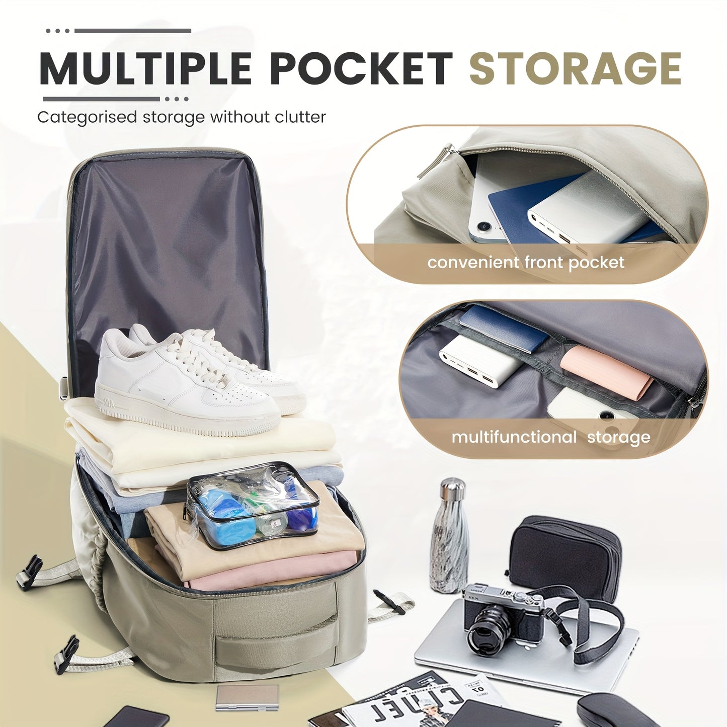 VacuPack 40 | Smart Compression Travel Backpack