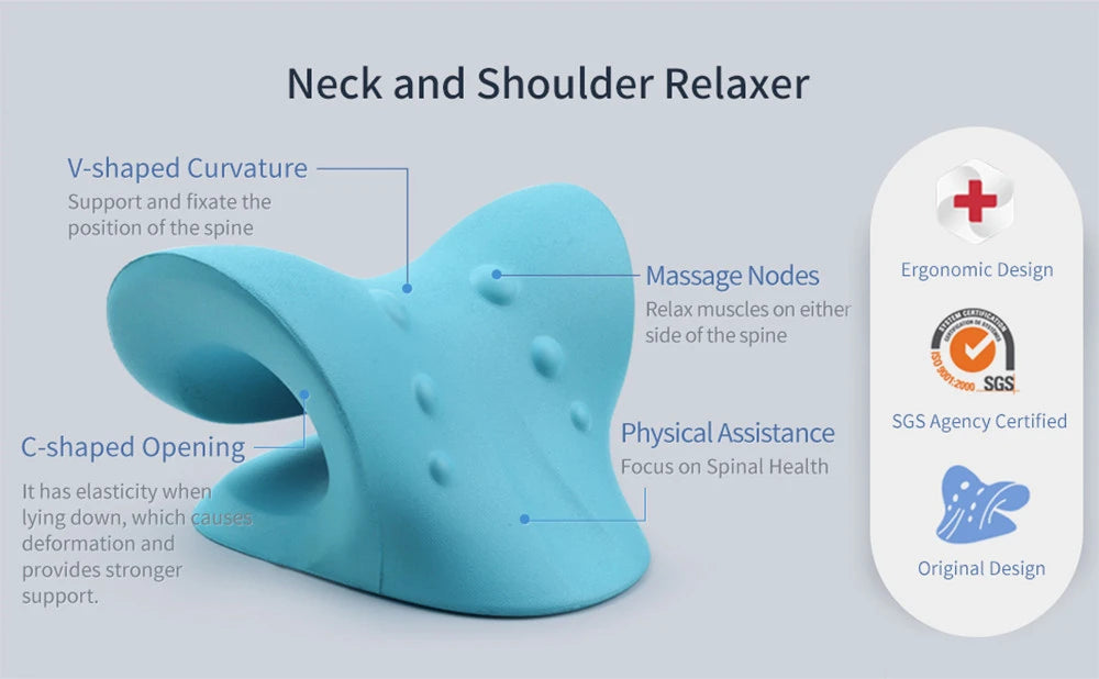 Cervical Chiropractic Traction Massage Pillow